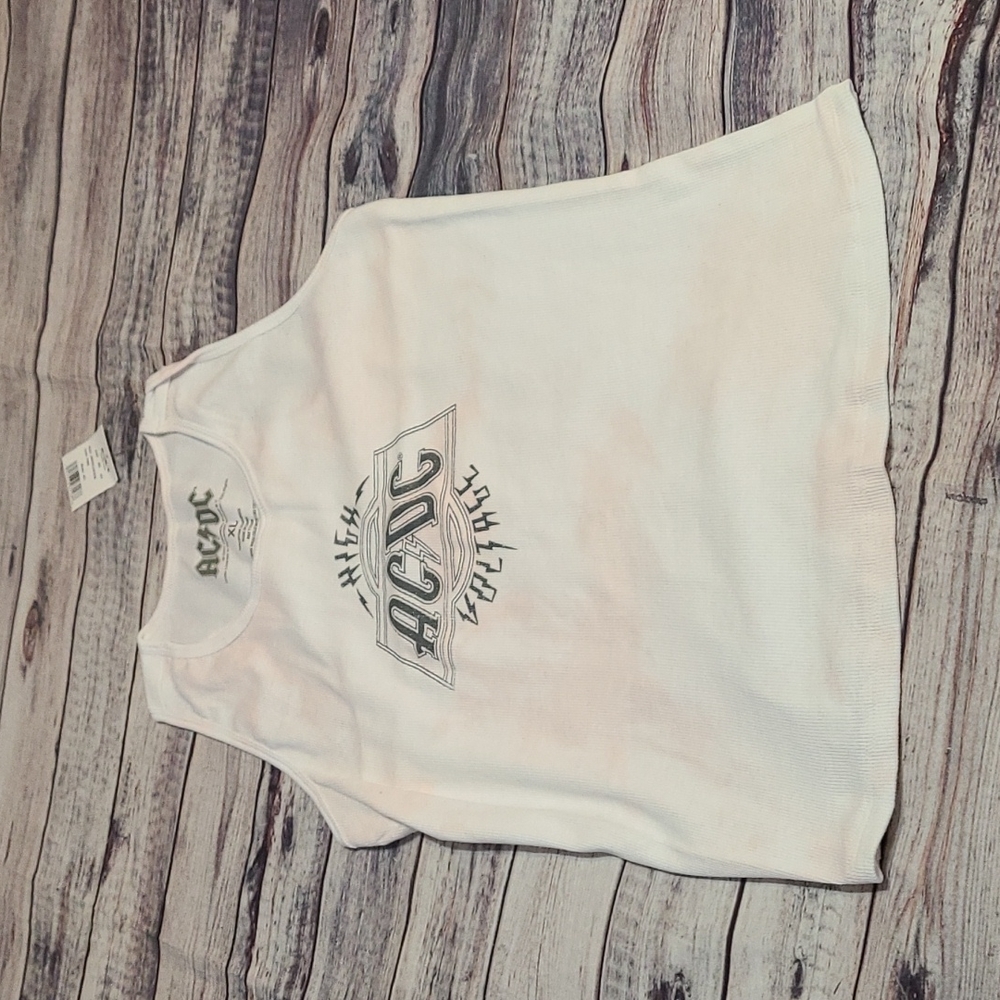AC/DC Pastel tank top, size XL NWT